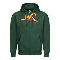 Sports Green the washington clipart Zipper Hoodie - linhVisuals