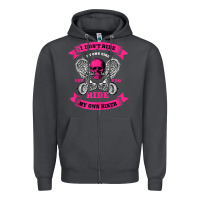 Smoke biker gear motorcycle gifts biker chick i ride my biker tank top Zipper Hoodie - linhVisuals
