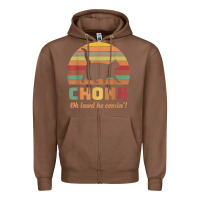 Chestnut chonk cat scale meme retro oh lawd he comin' memes t shirt Zipper Hoodie - linhVisuals