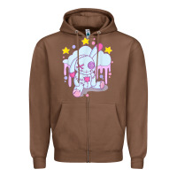 Chestnut bunny pastel goth voodoo doll t shirt Zipper Hoodie - linhVisuals