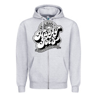 Heather Grey happy joes pizza Zipper Hoodie - linhVisuals