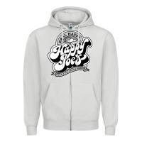 Dove Grey happy joes pizza Zipper Hoodie - linhVisuals