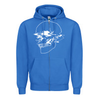 True Royal creepy cool egirl eboy pastel goth vaporwave glitch skull sweatshirt Zipper Hoodie - linhVisuals