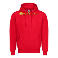 Red howies pizza Zipper Hoodie - linhVisuals