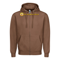Chestnut howies pizza Zipper Hoodie - linhVisuals