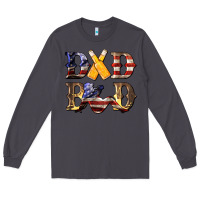 Smoke American Flag Dad Bod Long Sleeve Tee - LillyAllenDesigns