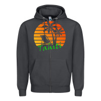Outdoor T  Shirt Tahiti Retro Vintage Sunset T  Shirt Zipper Hoodie | Teevron