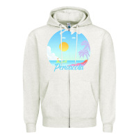 Oatmeal Heather pensacola t  shirt no place like pensacola t  shirt Zipper Hoodie - linhVisuals