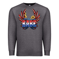 Charcoal Heather All America Babe Premium Sweatshirt - JahusDesignShop