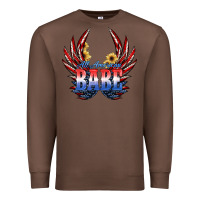 Chestnut All America Babe Premium Sweatshirt - JahusDesignShop