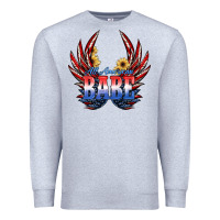 Heather Grey All America Babe Premium Sweatshirt - JahusDesignShop