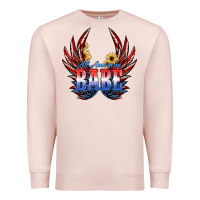 Pale Pink All America Babe Premium Sweatshirt - JahusDesignShop