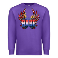 Purple All America Babe Premium Sweatshirt - JahusDesignShop
