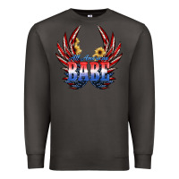 Smoke All America Babe Premium Sweatshirt - JahusDesignShop