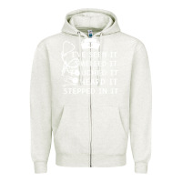 Oatmeal Heather nurse t  shirt nurse i've seen it smelled it touched it t  shirt Zipper Hoodie - linhVisuals