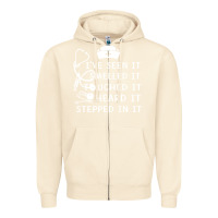 Sandshell nurse t  shirt nurse i've seen it smelled it touched it t  shirt Zipper Hoodie - linhVisuals