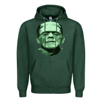 Sports Green frankenstein monster classic horror flick t shirt Zipper Hoodie - linhVisuals