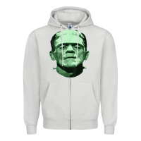 Dove Grey frankenstein monster classic horror flick t shirt Zipper Hoodie - linhVisuals