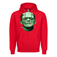Red frankenstein monster classic horror flick t shirt Zipper Hoodie - linhVisuals