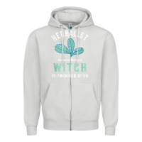 Dove Grey funny herbalist because a witch is frowned upon herbalism t shirt Zipper Hoodie - linhVisuals