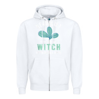 White funny herbalist because a witch is frowned upon herbalism t shirt Zipper Hoodie - linhVisuals