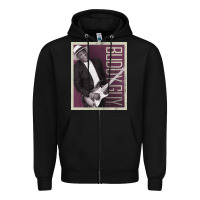 Black buddy guy classic Zipper Hoodie - linhVisuals