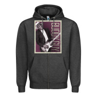 Charcoal Heather buddy guy classic Zipper Hoodie - linhVisuals