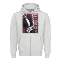 Dove Grey buddy guy classic Zipper Hoodie - linhVisuals