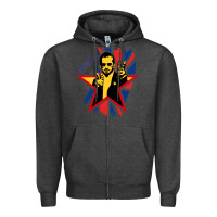 Charcoal Heather ringo starr music concert Zipper Hoodie - linhVisuals