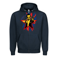 Navy ringo starr music concert Zipper Hoodie - linhVisuals