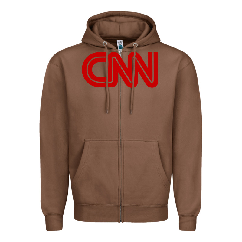 Cnn Zipper Hoodie by linhVisuals | Teevron