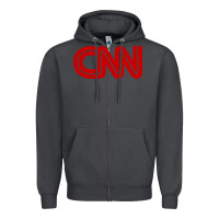 Smoke cnn Zipper Hoodie - linhVisuals