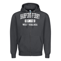 Smoke harpers ferry west virginia wv vintage established sports pullover hoo Zipper Hoodie - linhVisuals