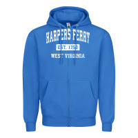 True Royal harpers ferry west virginia wv vintage established sports pullover hoo Zipper Hoodie - linhVisuals