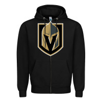 Black the-vegas-golden-knights-pen Zipper Hoodie - linhVisuals