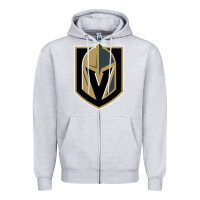 Heather Grey the-vegas-golden-knights-pen Zipper Hoodie - linhVisuals