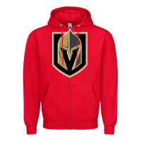 Red the-vegas-golden-knights-pen Zipper Hoodie - linhVisuals