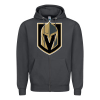 Smoke the-vegas-golden-knights-pen Zipper Hoodie - linhVisuals