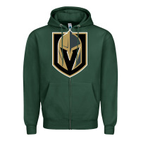Sports Green the-vegas-golden-knights-pen Zipper Hoodie - linhVisuals
