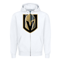 White the-vegas-golden-knights-pen Zipper Hoodie - linhVisuals