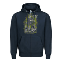 Navy lamb of god music concert Zipper Hoodie - linhVisuals
