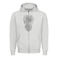 Dove Grey lamb of god music concert Zipper Hoodie - linhVisuals