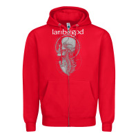 Red lamb of god music concert Zipper Hoodie - linhVisuals