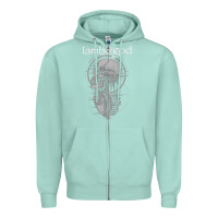 Seafoam lamb of god music concert Zipper Hoodie - linhVisuals