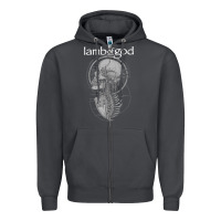 Smoke lamb of god music concert Zipper Hoodie - linhVisuals