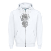 White lamb of god music concert Zipper Hoodie - linhVisuals