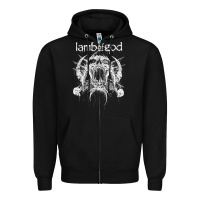 Black lamb of god music concert Zipper Hoodie - linhVisuals