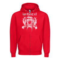 Red lamb of god music concert Zipper Hoodie - linhVisuals