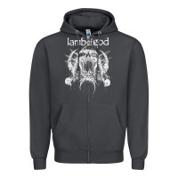 Smoke lamb of god music concert Zipper Hoodie - linhVisuals