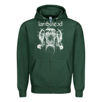 Sports Green lamb of god music concert Zipper Hoodie - linhVisuals